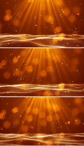 4k大气金色粒子舞台背景led大屏幕视频