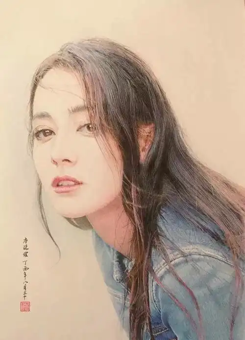 彩铅明星,教你画迪丽热巴