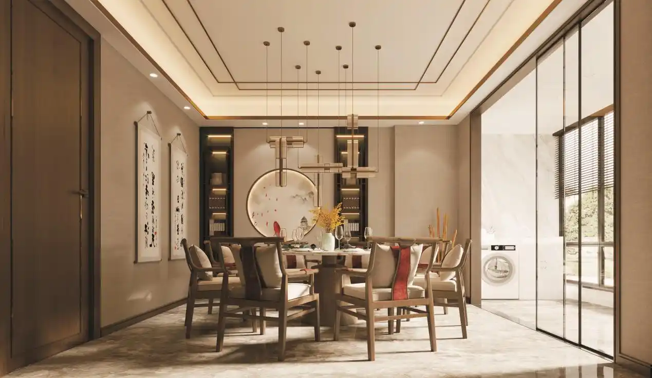 摩登东方意境感,艺术与私人会所结合,豪宅也能有诗情画意