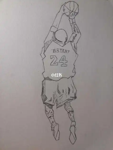 球衣简笔画科比24号球衣简笔画