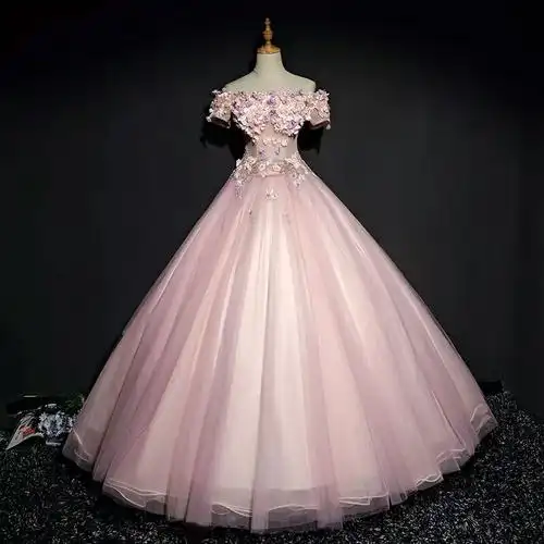 十二星座的粉色蓬蓬裙,狮子座娇艳迷人,天秤座像童话公主!