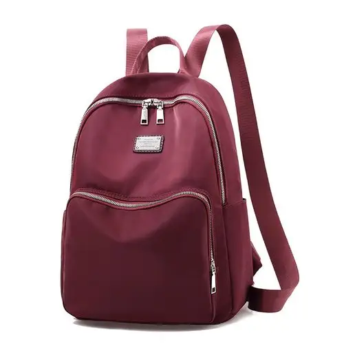 旅行女士新款包包背包帆布双肩包牛津布