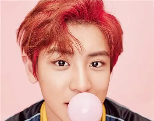 《黑粉》杂志大片曝光 朴灿烈袁姗姗的粉色异想