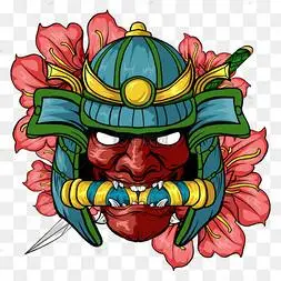 恶鬼武士日本汉尼娅面具