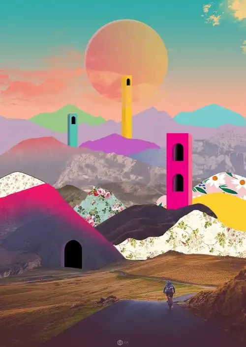 场景合成,通过ps合成一副视觉系的创意海报