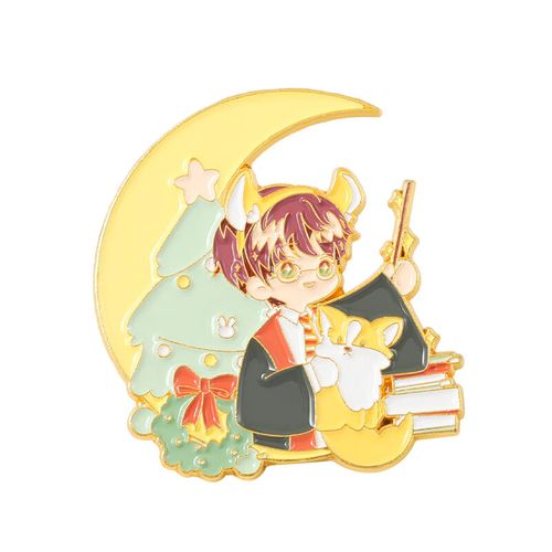 时代少年团胸针 时代少年团周边q版金属徽章可爱卡通胸针 丁程鑫