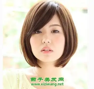 国字脸短发