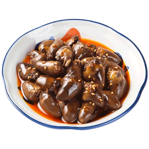 全店3袋包邮油卤鸡心休闲小吃香辣熟食鸡肉鸡肉零食