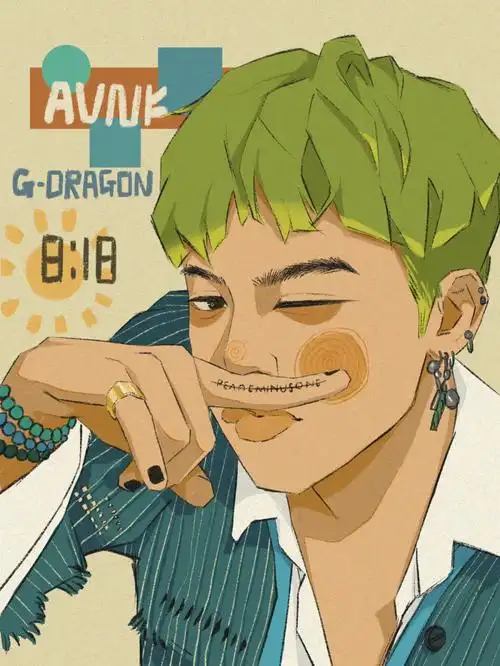 权志龙gd  #原创插画  #头像分享