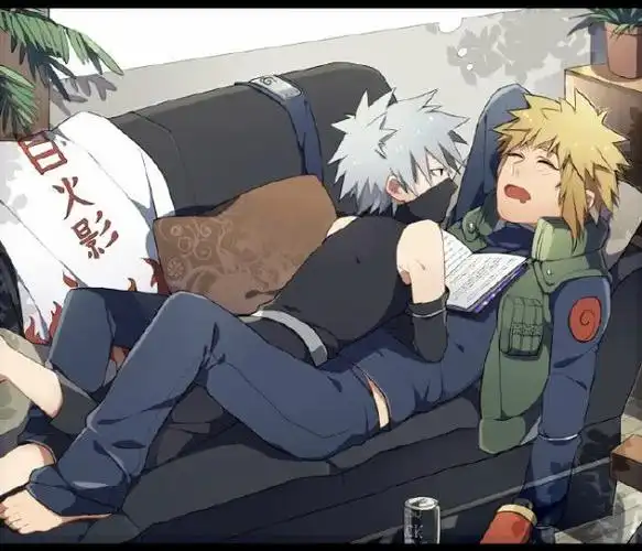 四代火影波风水门和自己的学生卡卡西的日常生活这师生太秀了吧