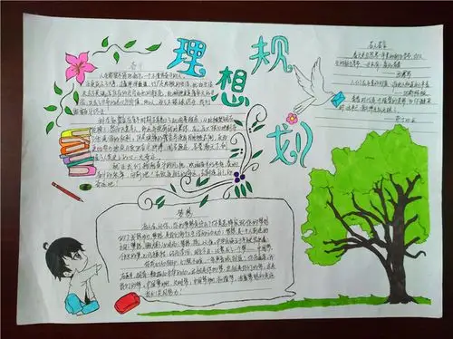 十七中2016-2017学年下学期手抄报大赛(高一:生涯规划主题)优秀作品展