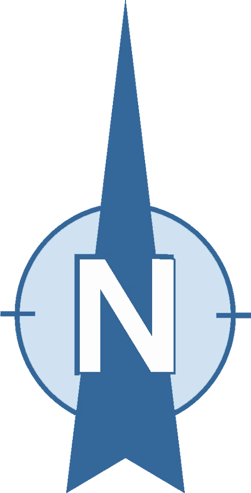 指北针-1在工程中,因建筑设计和平面图图例中规定是以北针用来确定