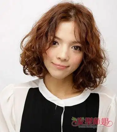 短发小蛋卷头发型图片蛋卷头短发怎么卷_卷发_女生发型大全