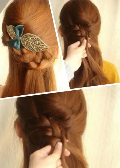 韩式辫子扎法 让你的辫子更甜美气质