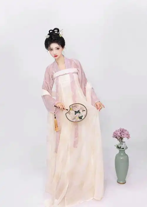 仙女裙红色粉色长裙小袖对襟汉服齐胸襦裙女古装