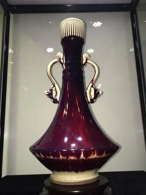 震撼人心的红色钧官窑瓷器精品欣赏