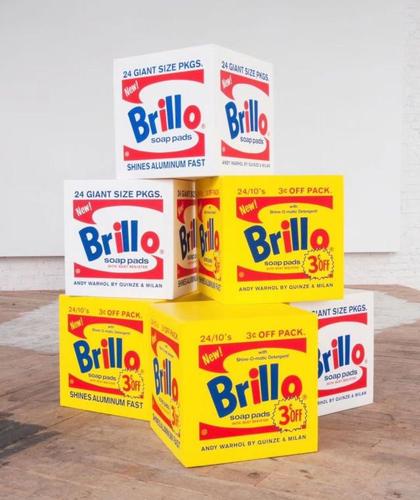 现货安迪沃霍尔brillo box 布里洛盒子 肥皂盒收纳箱凳子潮流摆件