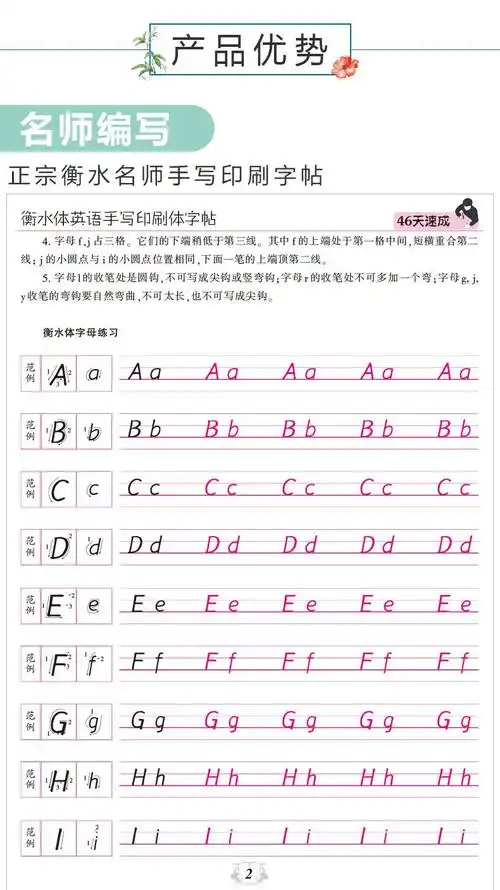衡水体英文字帖初中生七八年级练字中考满分作文衡水字体英语字帖