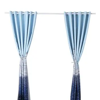 卧室窗帘杆免打孔安装遮光简易伸缩轨道罗马杆支架挂钩式隔断单杆