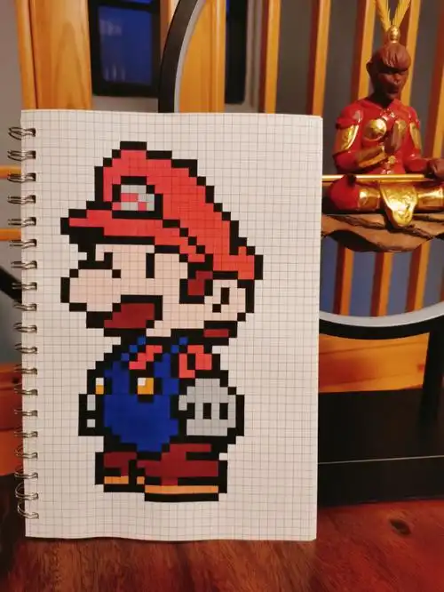 像素画临摹12 超级玛丽