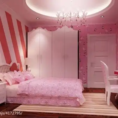 粉色小公主的房间效果图