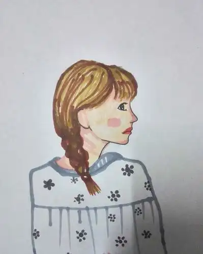 侧脸|插画|插画习作|木吉orange - 原创作品 - 站酷 (zcool)