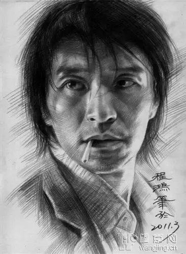 几张照片 这些素描人像还挺传神的 10月2日再补10p