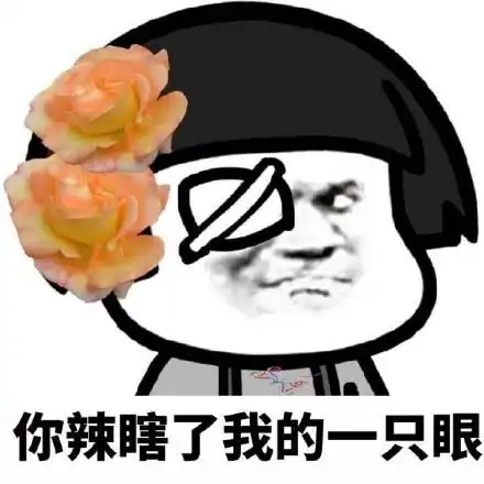 你辣瞎了我的一只眼