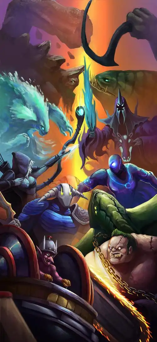 dota2宣传画练习|插画|游戏原画|dr.d.d_原创作品-站酷zcool