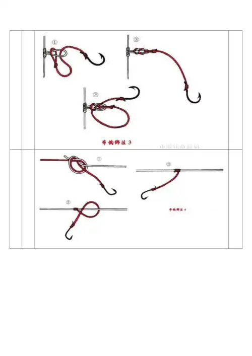 鱼线打结方法大全doc