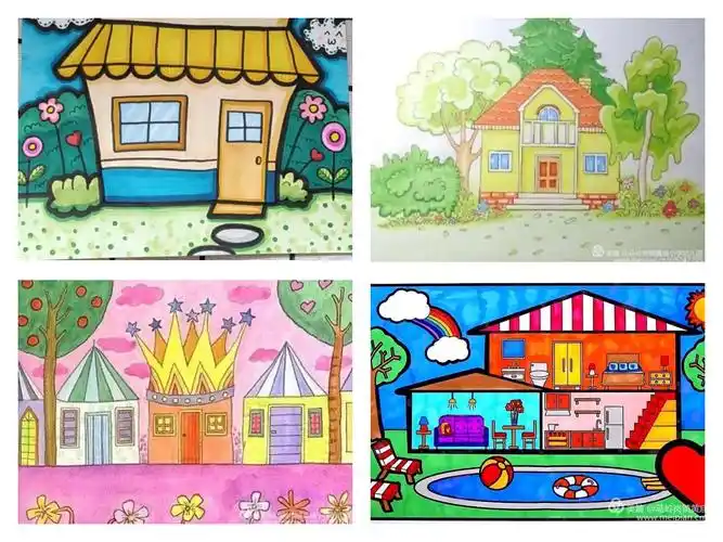 【美术课】漂亮的房子