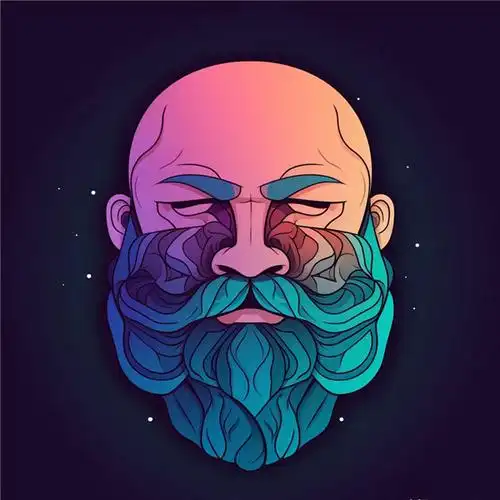 胖子大胡子中年成熟男士的头像图片