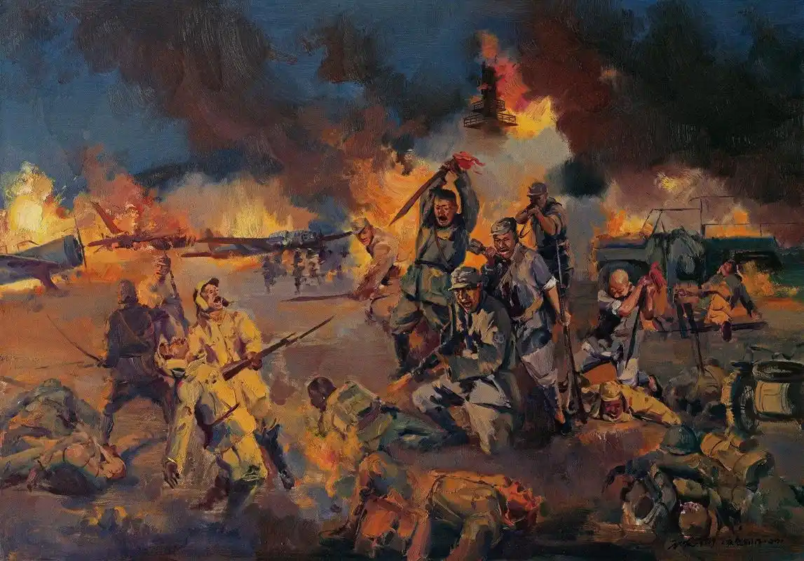 十名八路军勇士在两万日伪军包围下,成功护送200多名群众突围