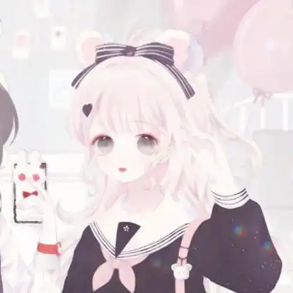 清新仙气动漫两人闺蜜头像图片