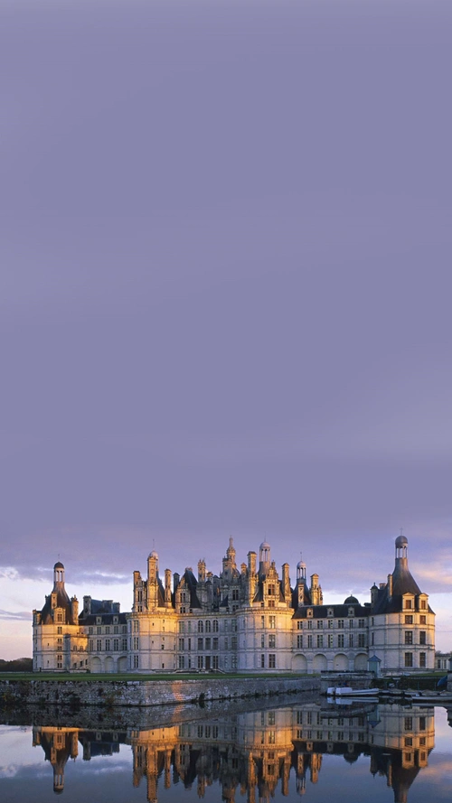 国外古典城堡建筑h5背景