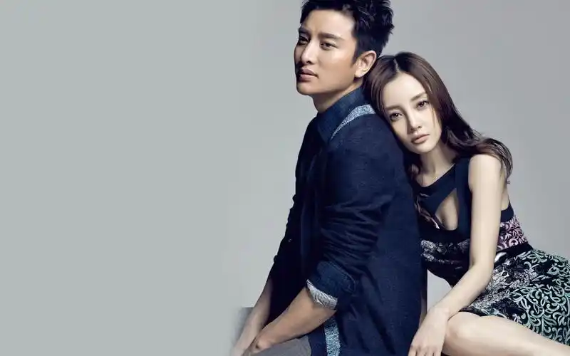 贾乃亮和李小璐浪漫情侣桌面壁纸,大陆明星,情侣,浪漫,李小璐,贾乃亮