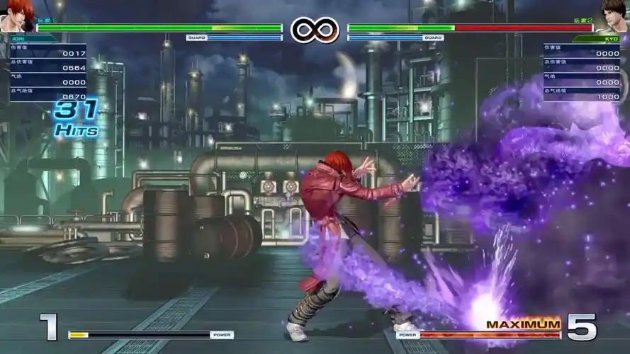 拳皇14八神庵花式小连段连续4次地波接八稚女你可见过!