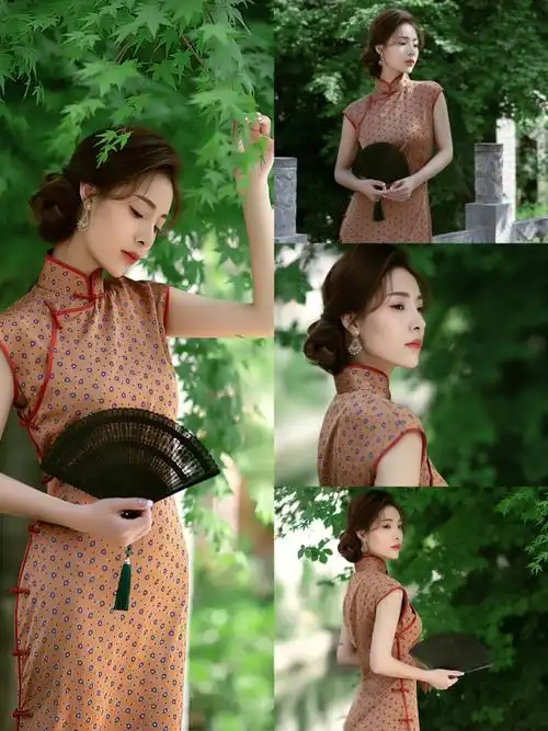 旗袍优雅韵味的代名词女生写真比拍系列