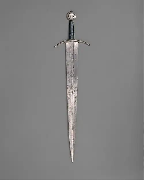 中世纪英国骑士的武器