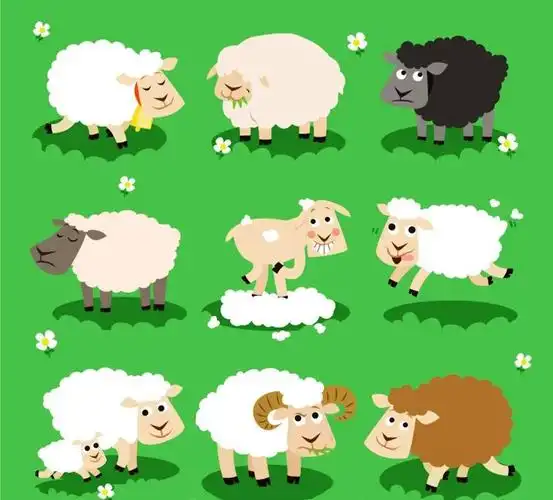 教程颜色运用趣味创想三只小羊