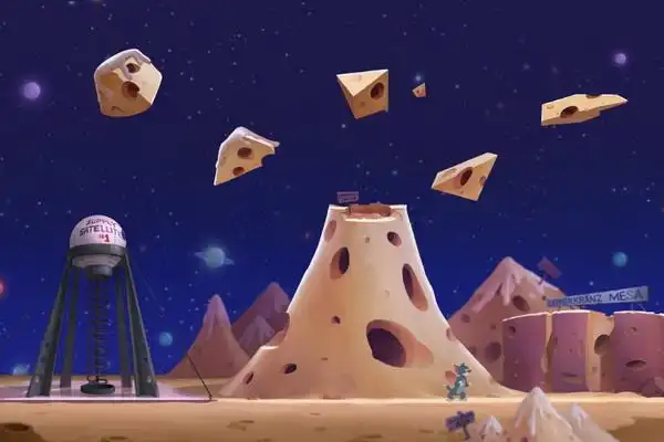 猫和老鼠版本更新全新场景太空堡垒亮相