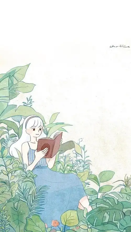 治愈系小清新手绘插画壁纸图片,文艺插画手机壁纸大全