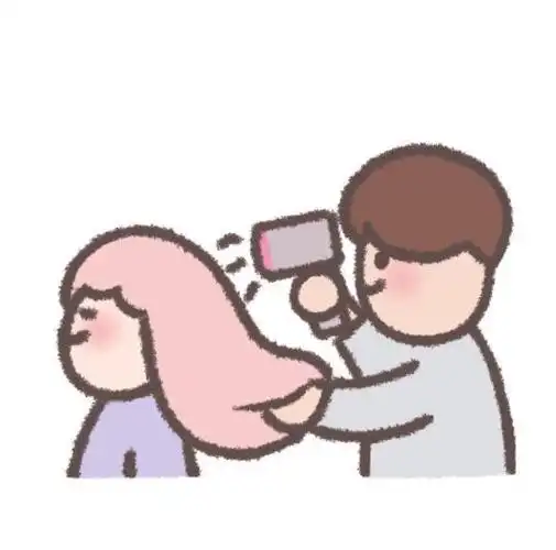 收录于【zuogirl31瑟瑟篇】 #吹头发表情包