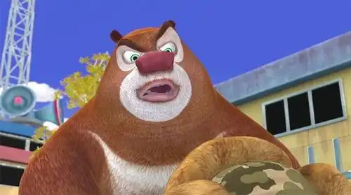 熊出没7熊大发现光头强的秘密狠狠教训了他并让他做出保证