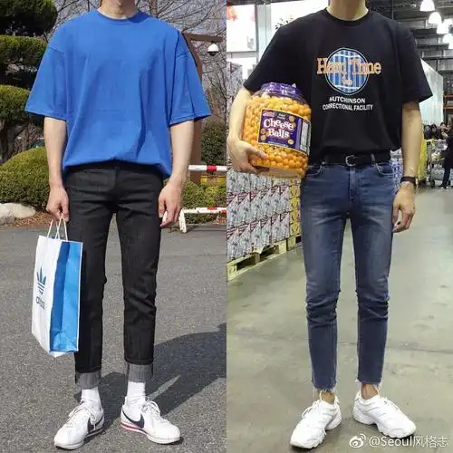 超实用的男生上课穿搭衣和白色t恤的叠穿法真的非常干净又帅气