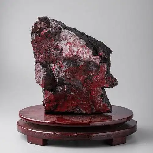 辰世原矿石朱砂摆件天然朱砂中式客厅玄关辰砂乔迁新居开业送礼装饰品