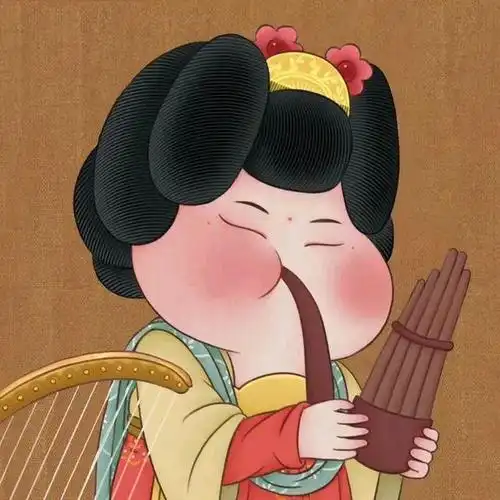 q版大唐人物,古风头像,像极了新年吃多的你