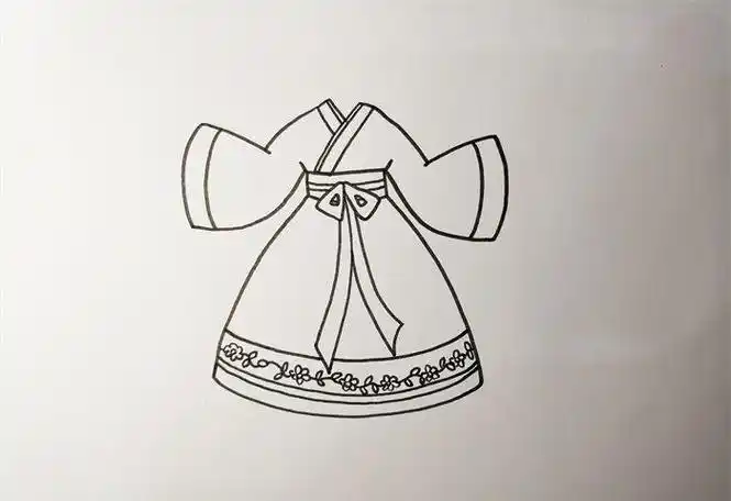 画简单的漫画人的衣服简笔画