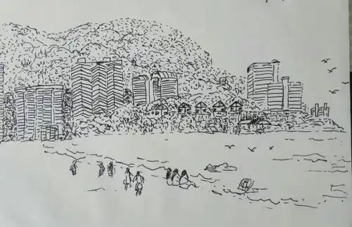 简笔画 手绘 素描 线稿 800517