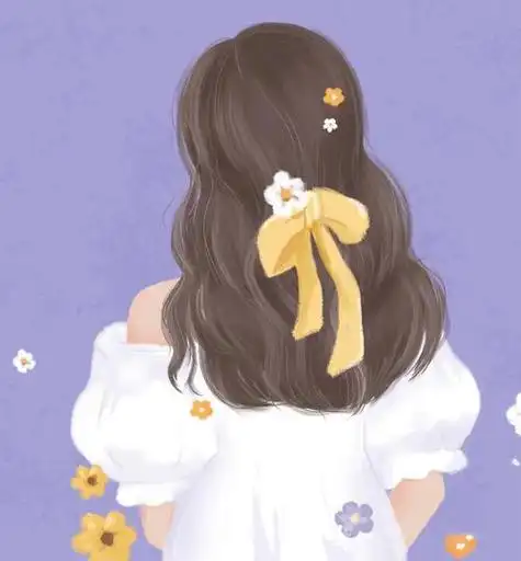 手绘小清新唯美背影微信头像 手绘头像图片大全 -【爱个性】